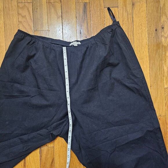 Eileen Fisher size 1X Organic Cotton and Spandex Ankle Pants Black - Picture 6 of 9